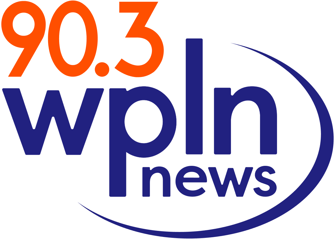 90.3 WPLN News Logo with swoosh